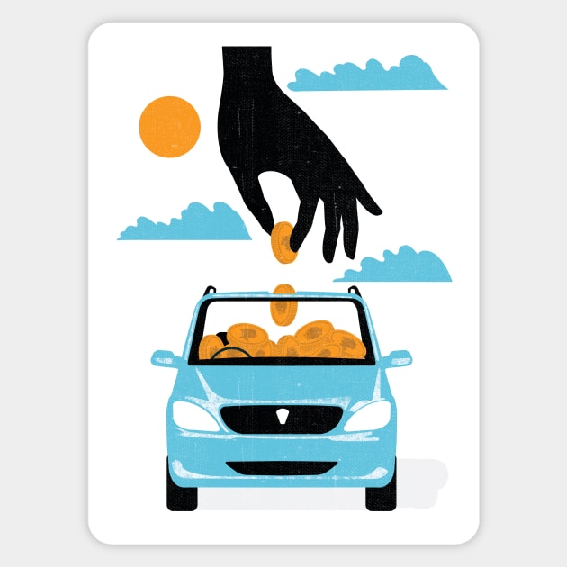 CSMA_car finance Sticker by Neil Webb | Illustrator